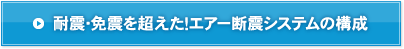 耐震･免震を超えた！エアー断震システムの構成